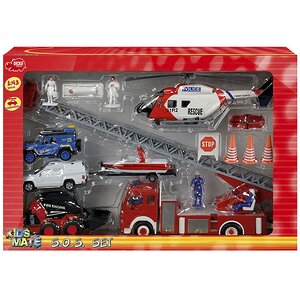 Набор Служба спасения 1:43 свет звук DICKIE TOYS фото 1