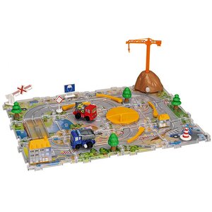Игровое поле-пазл Строительный кран с машинками и аксессуарами 32*24 см DICKIE TOYS (Дики Тойс) фото 1