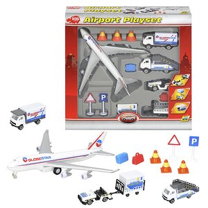 Набор Аэропорт с самолетом и машинками 13 предметов DICKIE TOYS (Дики Тойс) фото 1