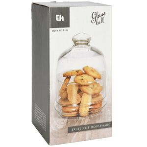 Конфетница с крышкой Leyton 18 см, стекло Koopman фото 2