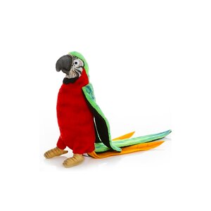 Мягкая игрушка Попугай красный 37 см