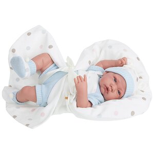 Кукла - младенец Санти в голубом 40 см говорящая Antonio Juan Munecas фото 1