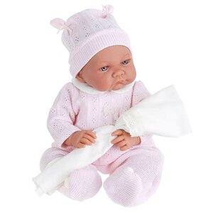 Кукла - младенец Ника в розовом 40 см говорящая Antonio Juan Munecas фото 1