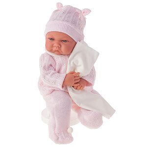 Кукла - младенец Ника в розовом 40 см говорящая Antonio Juan Munecas фото 2