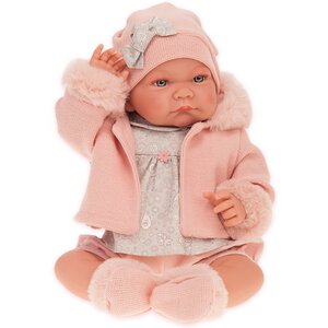 Кукла - младенец Наталия в розовом 40 см