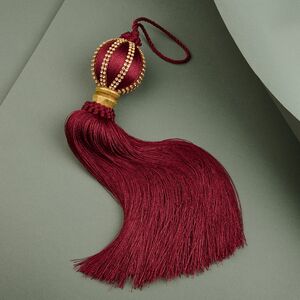 Елочная игрушка Кисть Рибрандо 27 см бургунди