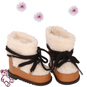 Зимние утеплённые ботинки для куклы Gotz 42-50 см со шнуровкой Gotz фото 1