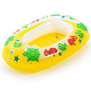 Детская надувная лодка Kiddie Raft - Морские приключения 102*69 см, жёлтая Bestway фото 3