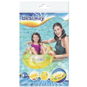 Детская надувная лодка Kiddie Raft - Морские приключения 102*69 см, жёлтая Bestway фото 5