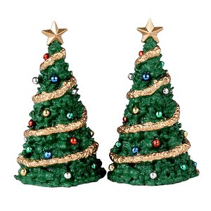 Набор фигурок Рождественская елка 7 см, 2 шт
