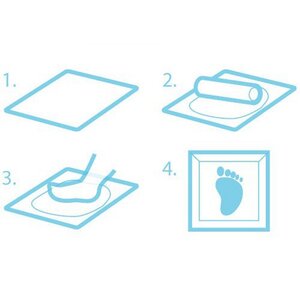 Рамочка Baby Art Первый год, светлое дерево, 57*18 см Baby Art (Бэби Арт) фото 3