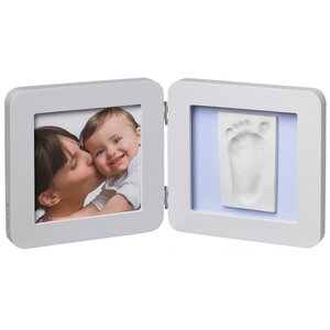 Рамочка двойная Baby Art Print Frame Модерн, светло-серая, 3 цветных подложки, 35*17 см Baby Art (Бэби Арт) фото 3