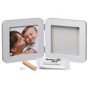 Рамочка двойная Baby Art Print Frame Модерн, светло-серая, 3 цветных подложки, 35*17 см Baby Art (Бэби Арт) фото 4