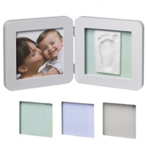 Рамочка двойная Baby Art Print Frame Модерн, светло-серая, 3 цветных подложки, 35*17 см Baby Art (Бэби Арт) фото 1
