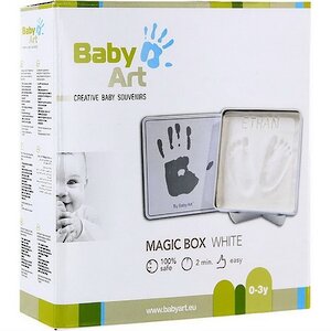 Сувенирная коробочка с отпечатком Baby Art Magic Box, белая, 17*17 см Baby Art фото 4