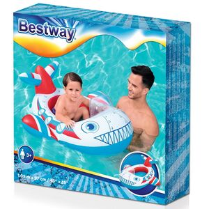 Детская надувная лодка Самолет 109*97 см Bestway фото 7