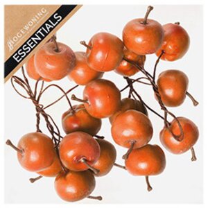 Декоративные яблоки Оранжевые на проволоке 20 шт