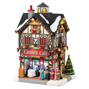 Домик Кафе Carolers 24*16 см, подсветка, на батарейках Lemax фото 1