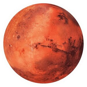 Круглый пазл Планета Марс, 500 элементов