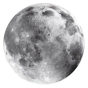 Круглый пазл Луна, 500 элементов