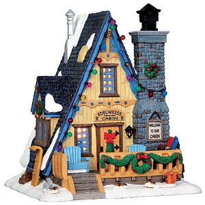 Хижина Эдельвейс, 18*16*14 см, подсветка, батарейки Lemax (Лемакс) фото 1