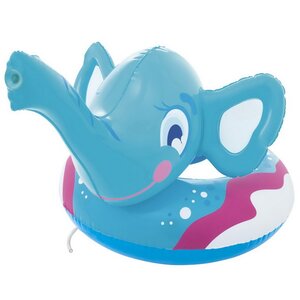Детский надувной круг с фонтанчиком Слонёнок Дамби 69*61 см, голубой Bestway фото 4