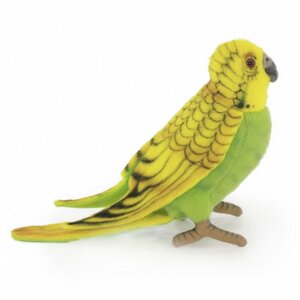 Мягкая игрушка Попугайчик волнистый зелёный 15 см Hansa Creation фото 5
