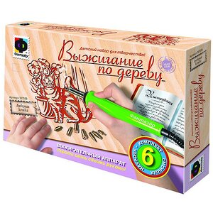 Набор для выжигания Любимая кошка с прибором Фантазер фото 1