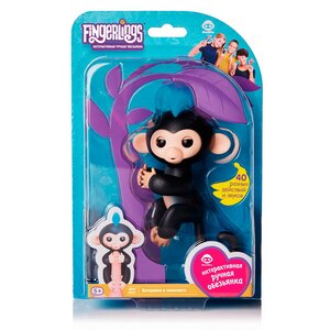 Интерактивная обезьянка Финн Fingerlings WowWee 12 см Fingerlings фото 7