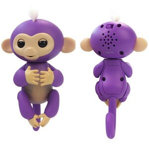 Интерактивная обезьянка Миа Fingerlings WowWee 12 см Fingerlings фото 5
