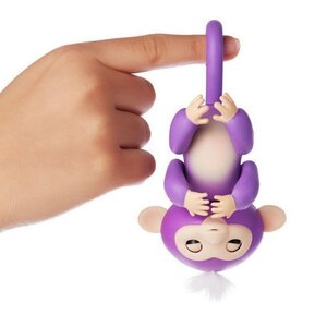 Интерактивная обезьянка Миа Fingerlings WowWee 12 см Fingerlings фото 4