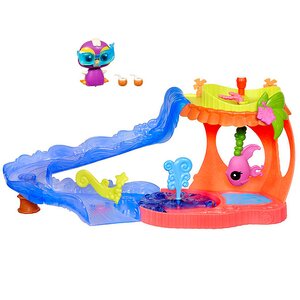 Набор игровой Лагуна с ходячей зверюшкой, Littlest Pet Shop Hasbro (Хасбро) фото 2