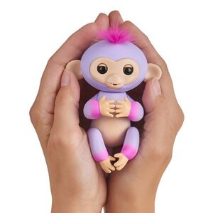 Интерактивная обезьянка Сидней Fingerlings WowWee 12 см Fingerlings фото 3