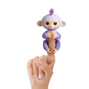 Интерактивная обезьянка Кики Fingerlings WowWee 12 см Fingerlings фото 3