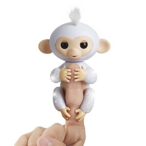 Интерактивная обезьянка Шугар Fingerlings WowWee 12 см Fingerlings фото 1