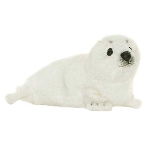 Мягкая игрушка Тюлень белёк 30 см