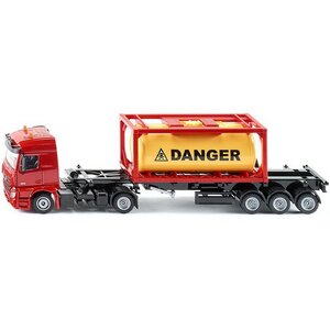 Коллекционный Грузовик Mercedes-Benz Actros с танк контейнером 1:50, 34 см SIKU фото 1