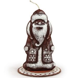 Ароматическая свеча Дед Мороз - Choco Collection 13 см Омский Свечной фото 1