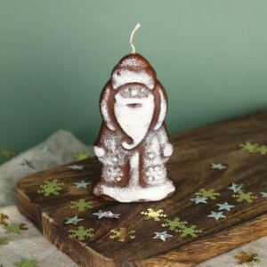 Ароматическая свеча Дед Мороз - Choco Collection 13 см Омский Свечной фото 1