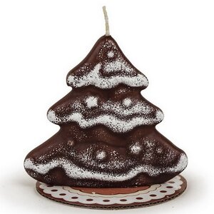 Ароматическая свеча Елочка - Choco Collection 11 см Омский Свечной фото 1