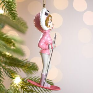 Елочная игрушка Дама на Монолыже 13 см, подвеска Forest Market фото 4