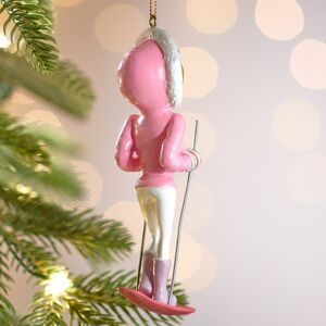 Елочная игрушка Дама на Монолыже 13 см, подвеска Forest Market фото 6