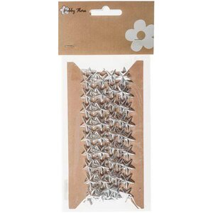 Бусы пластиковые Звезды Кассиопеи 150 см серебряные Hogewoning фото 2