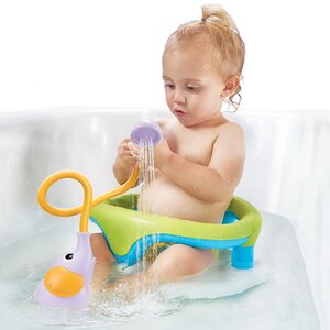 Игрушка для ванной - душ Слоненок, фиолетовая, на батарейках Yookidoo фото 6