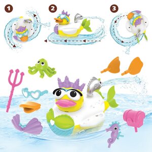Игрушка для ванной Yookidoo Утка-русалка с водометом и аксессуарами Yookidoo фото 2