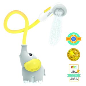 Игрушка для ванной - душ Слоненок, серая с желтым, на батарейках Yookidoo фото 9