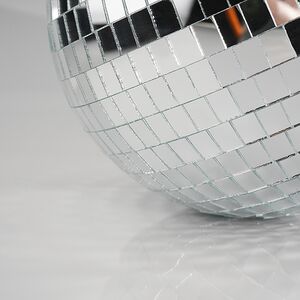 Зеркальный Диско-шар 20 см серебряный Winter Deco фото 2