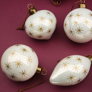 Набор стеклянных шаров Miracle - Морозное утро 8-13 см, 12 шт Winter Deco фото 3