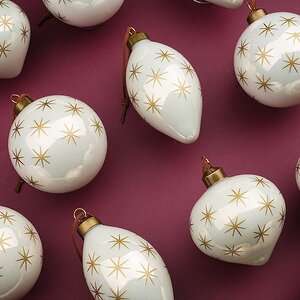 Набор стеклянных шаров Miracle - Морозное утро 8-13 см, 12 шт Winter Deco фото 6