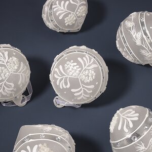 Набор стеклянных шаров Casalnuovo di Napoli 8 см, 6 шт Winter Deco фото 4